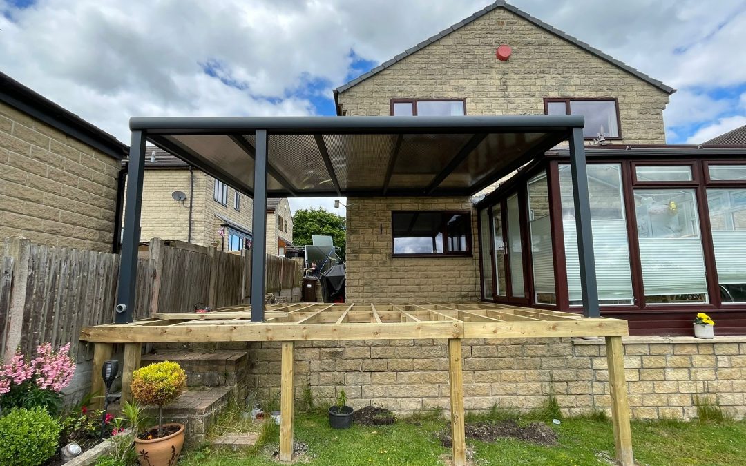 bronze polycarbonate roof morvelle veranda